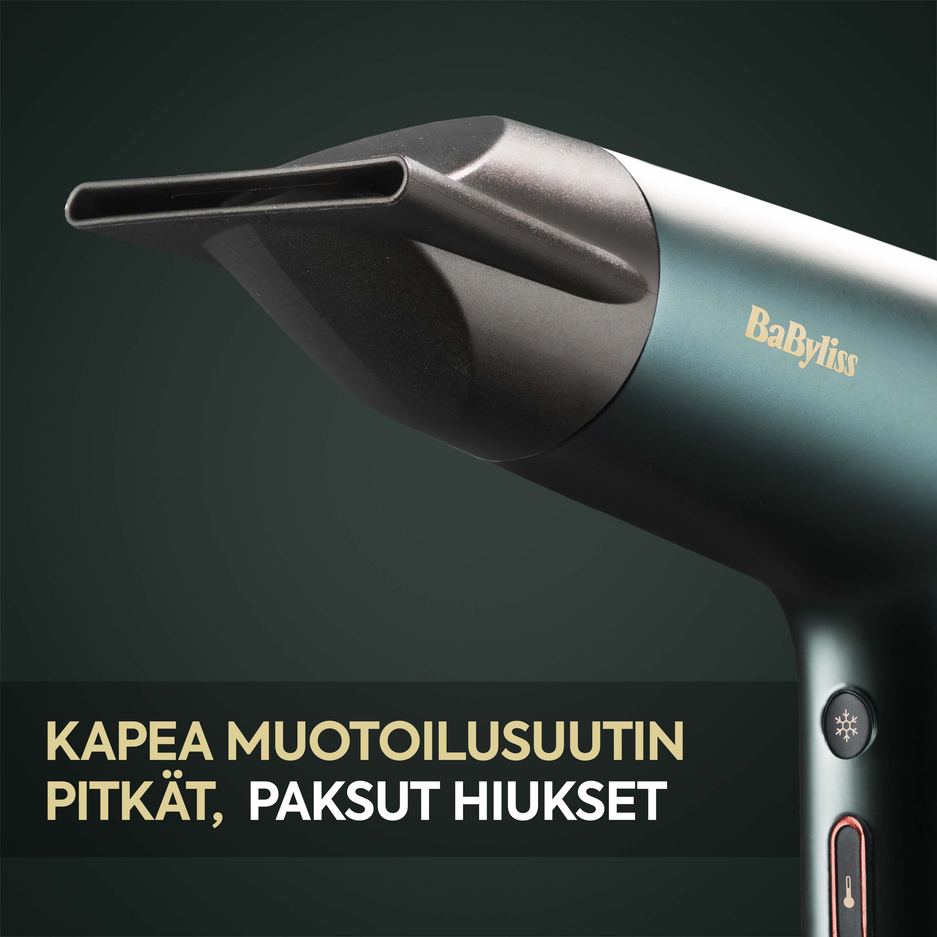 KAPEA MUOTOILUSUUTIN PITK&Auml;T, PAKSUT HIUKSET